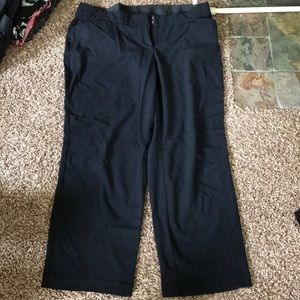 All black dress pants